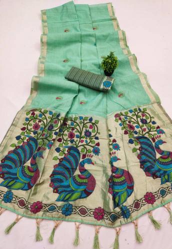 Anupama muga cotton wholesale saree shops in surat